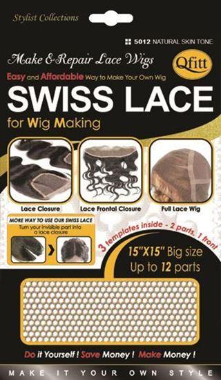 SWISS LACE Brown/Natural Color