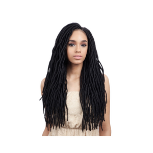 FreeTress Synthetic Hair Crochet Braids 2X Soft Faux Loc Wavy 20"