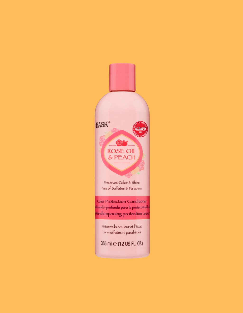 Hask Rose Oil & Peach Color Protection Conditioner