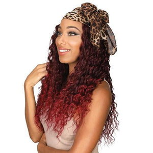 ZURY SIS SYNTHETIC SCARF WIG - SF H TREZ COLOR: 1B