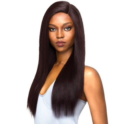Outre Synthetic Hair Lace Front Wig Brazilian Boutique 4" Deep Free Part Lace Wig Volume Pressed