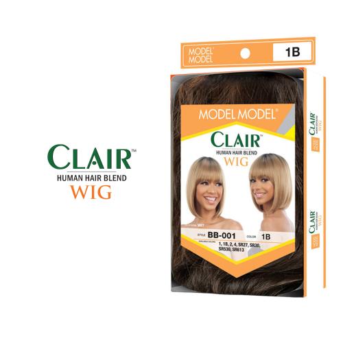 ModelModel Human Hair Blend Wig Clair BB-001