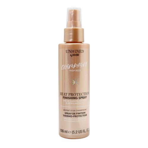 Hask Unwined Champagne Inspired Heat Protection Finishing Spray 5.2oz
