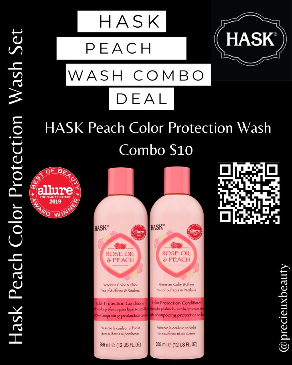 Hask Rose Oil & Peach Collection Deal