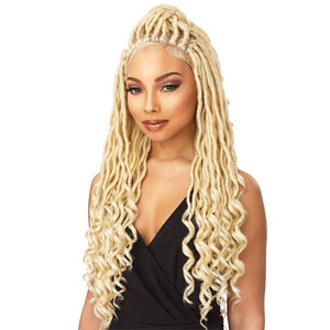SENSATIONNEL CLOUD9 4X4 PART SWISS LACE WIG GODDESS LOCS