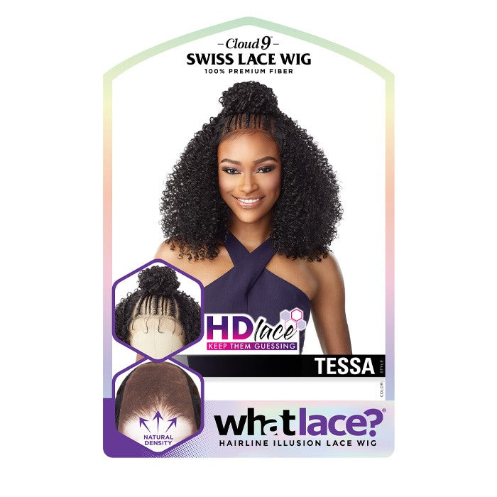 SENSATIONNEL SYNTHETIC CLOUD 9 SWISS LACE WHAT LACE 13X6 FRONTAL HD LACE WIG - TESSA