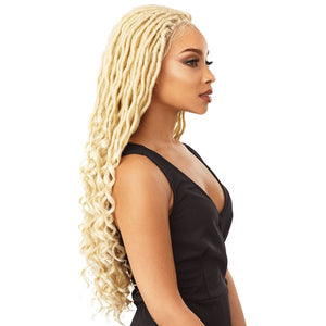 SENSATIONNEL CLOUD9 4X4 PART SWISS LACE WIG GODDESS LOCS