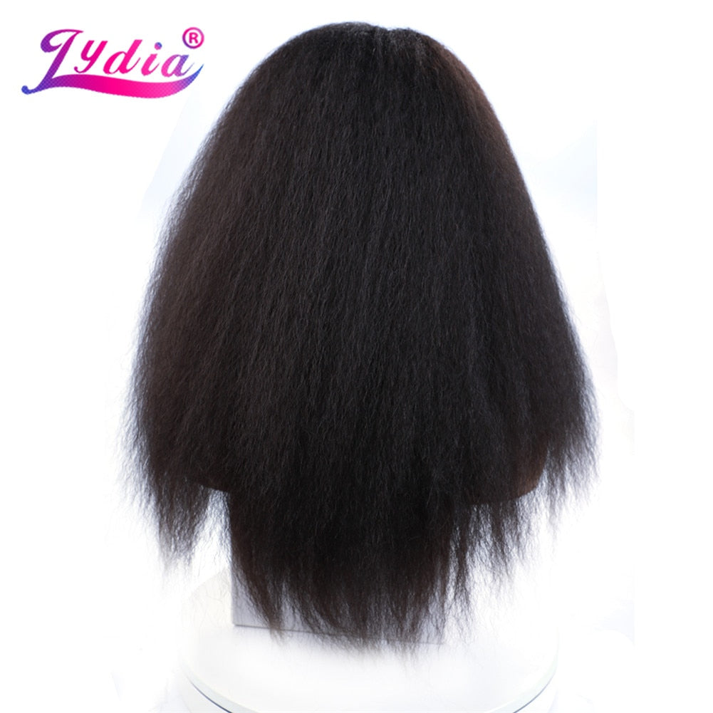 Lydia Kinky Straight Headband Wig