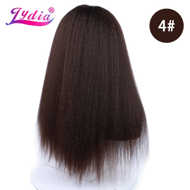 Lydia Kinky Straight Headband Wig