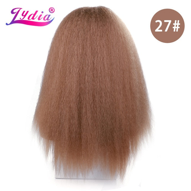 Lydia Kinky Straight Headband Wig