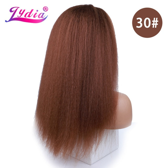 Lydia Kinky Straight Headband Wig