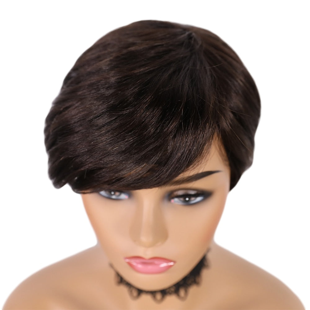 Pixie Cut Remy Brazilian Wig
